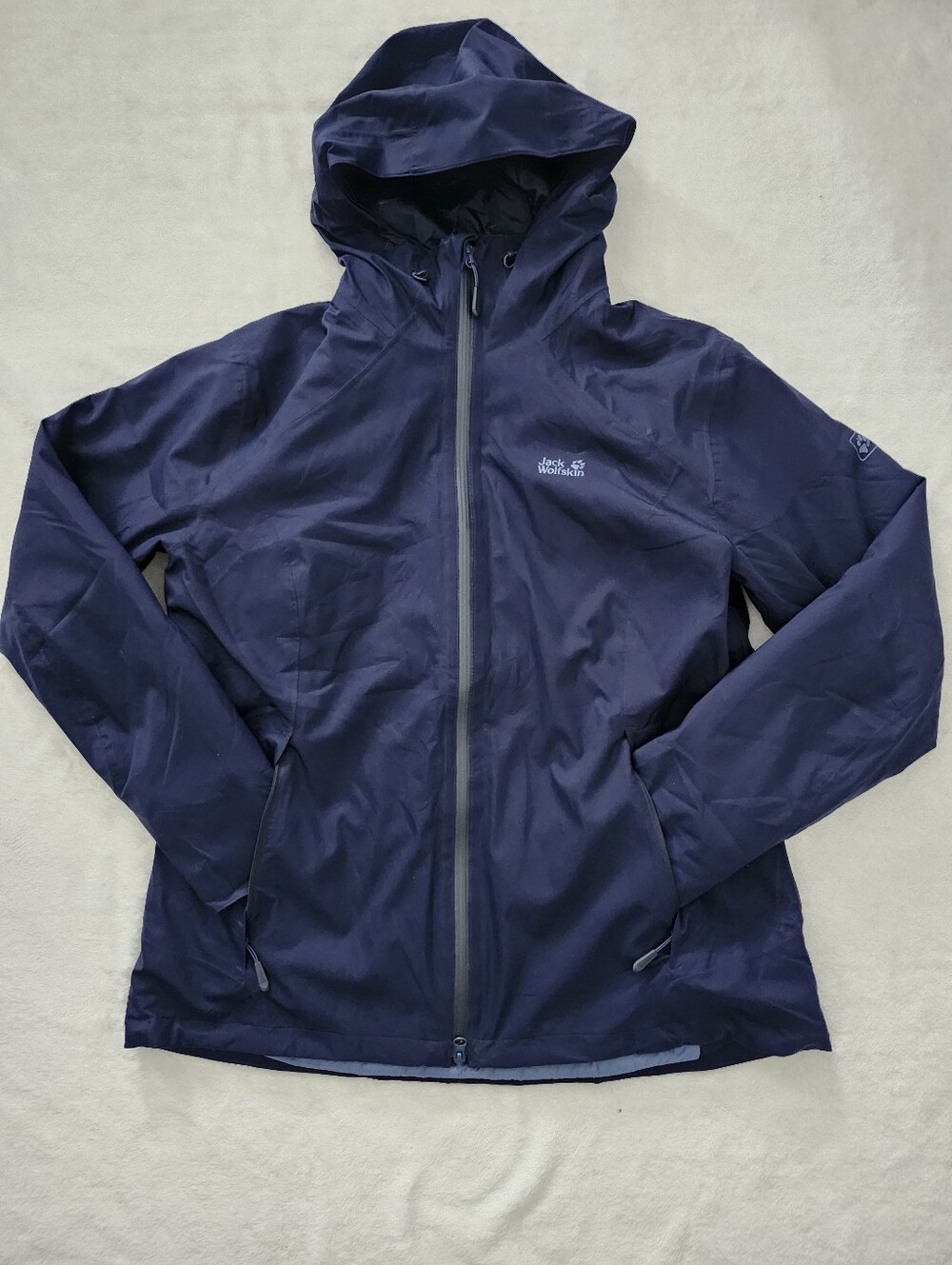 JACK WOLFSKIN Men's 3 in 1 System Waterproof Jacket Coat Navy Large | Gorpcore